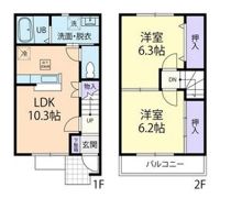 ブリッサ・デル・マールⅡ鹿嶋の間取り画像