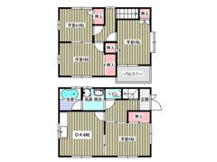 大門池田貸住宅の間取り画像