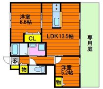 プレイン・パイン Bの間取り画像