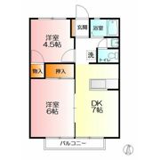 スカイタウン向原の間取り画像