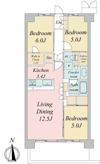 トラープランド蒼麗館の間取り画像