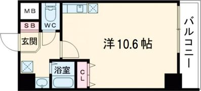 ミラージュ大津京の間取り画像