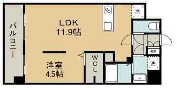 ISM水前寺の間取り画像