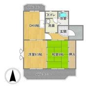 KDハイツⅡの間取り画像