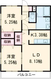 ムーンローズの間取り画像