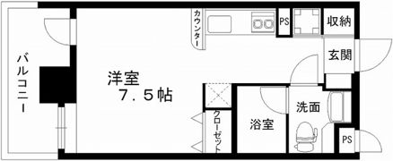 レジディア熊本辛島の間取り画像