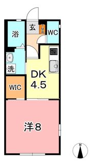 エスペランサ福島 Aの間取り画像