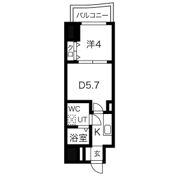 ミュプレ北浜EAST(旧名称 SEST北浜)の間取り画像