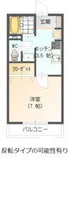 新舘アパートの間取り画像