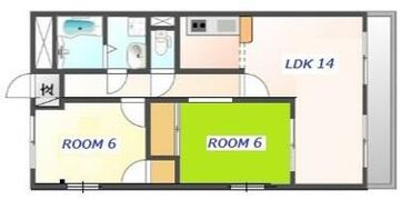 アーバンビュー屋島の間取り画像