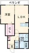 サンハイムT＆Kの間取り画像
