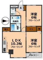 Terrace Obaraの間取り画像