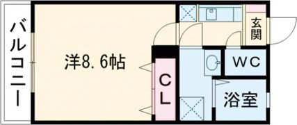 パティオ上津の間取り画像