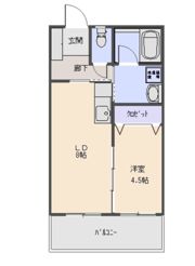 ひまわりマンションの間取り画像