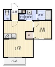 TTプレイス二日市の間取り画像