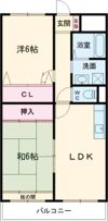春日丘マンションの間取り画像