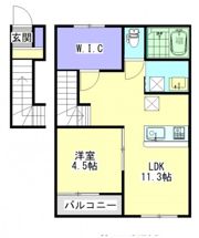 lieto郡元 A棟の間取り画像