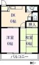 ハイツ出雲天神の間取り画像