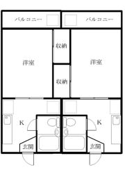 プレザント373の間取り画像