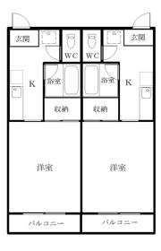 コーポ ラ・ニベールの間取り画像