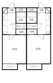 ピープルGTⅢの間取り画像