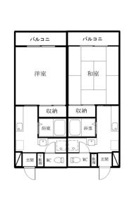 コーポみねたにの間取り画像