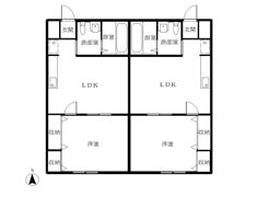 コーポK－1の間取り画像