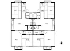 ユニメント大門の間取り画像