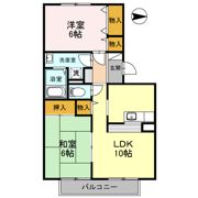 フレンドコーポ A棟の間取り画像