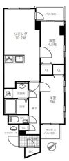 クレヴィア新宿中落合WESTの間取り画像