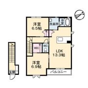 パインデュー A棟の間取り画像