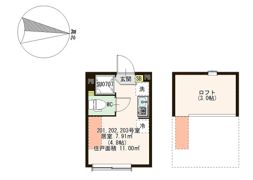 レインパレス西大島の間取り画像