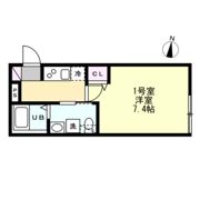 ベイルーム厚木町の間取り画像