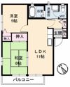 ディアス岩原C棟の間取り画像