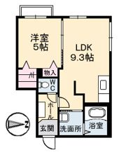 ベレオ・中通の間取り画像