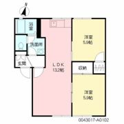 エスペランササキ A棟の間取り画像