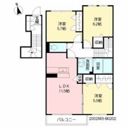 Recott辛島 弐番館の間取り画像