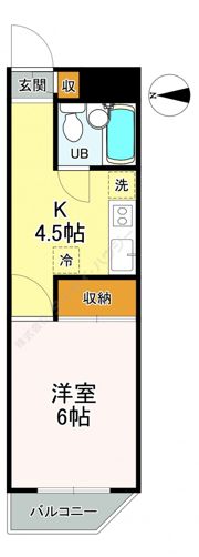 ウィズ今村の間取り画像
