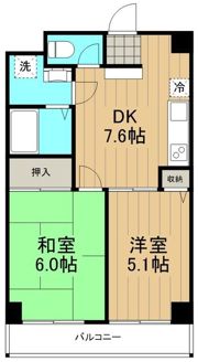 パレスグリーンヒルの間取り画像