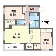 カーサフェリーチェの間取り画像