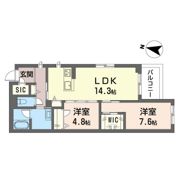 カーサフェリーチェの間取り画像