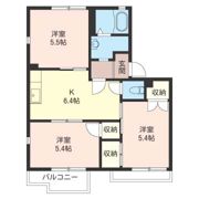コーポ照木の間取り画像