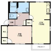 ライフタウン サンライズ Aの間取り画像