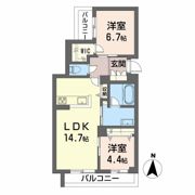 シャーメゾン野田レジデンス（住居表示未定）の間取り画像