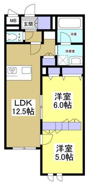 レジデンスリノアの間取り画像