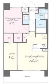 ディエスベアティ久宝寺口の間取り画像