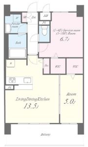 ディエスベアティ久宝寺口の間取り画像