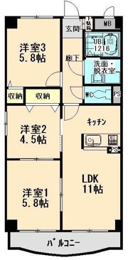 Grande Tokiwaの間取り画像