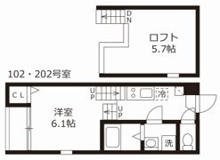 ハーモニーテラス鶴田Ⅱの間取り画像