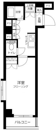 スカイコートヌーベル巣鴨の間取り画像